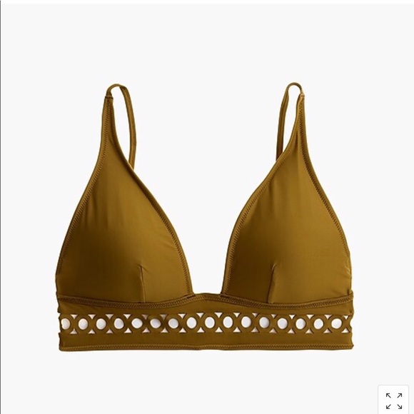 deep v neck bikini top